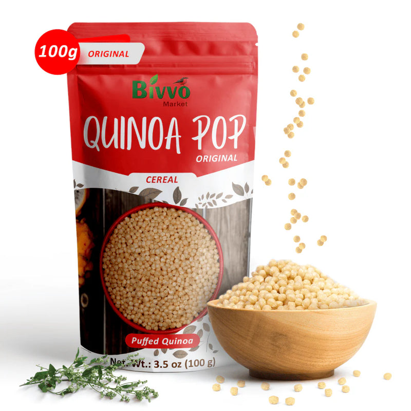 Cereal de Quinua Pop Original Bivvo Market 100g