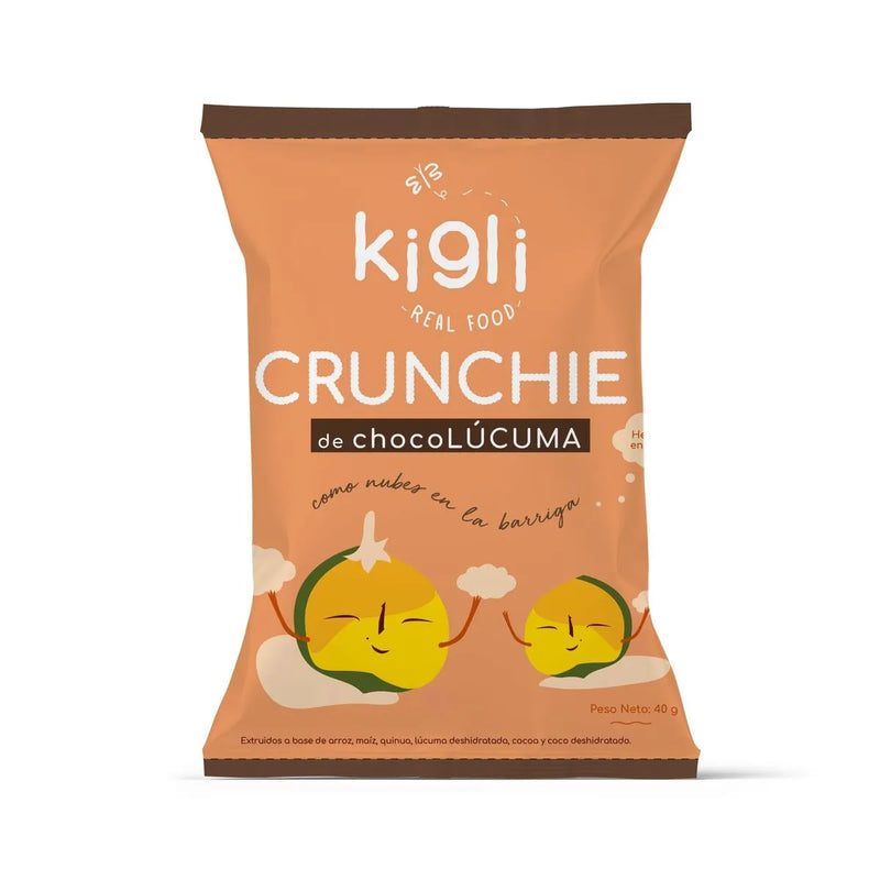 Pack Snacks Finas Hierbas, Alcachofa y Chocolúcuma  Kigli  24 Unds x 40grs