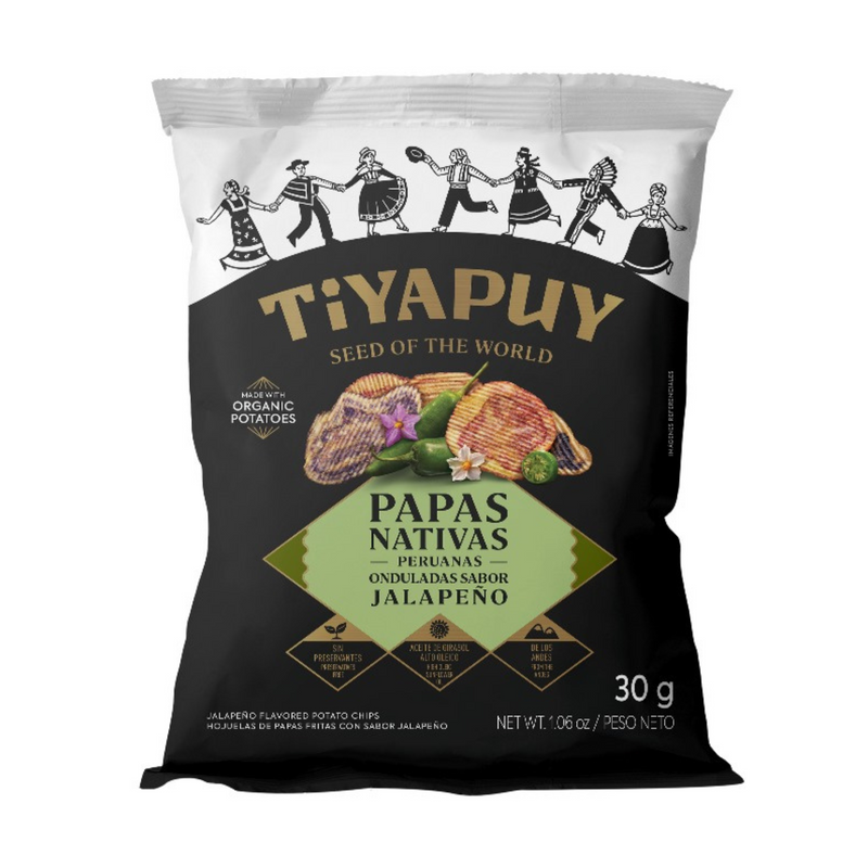 Papas Nativas Amarillas Jalapeño TIYAPUY x 30g