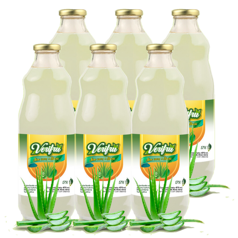 Bebida de Aloe Vera con Stevia Verifru Pack 12 x 475ml