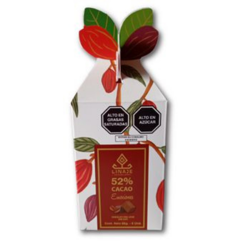 Bombones Chocolate con leche 54% Linaje Mini Box Cacao 65g - 8 und