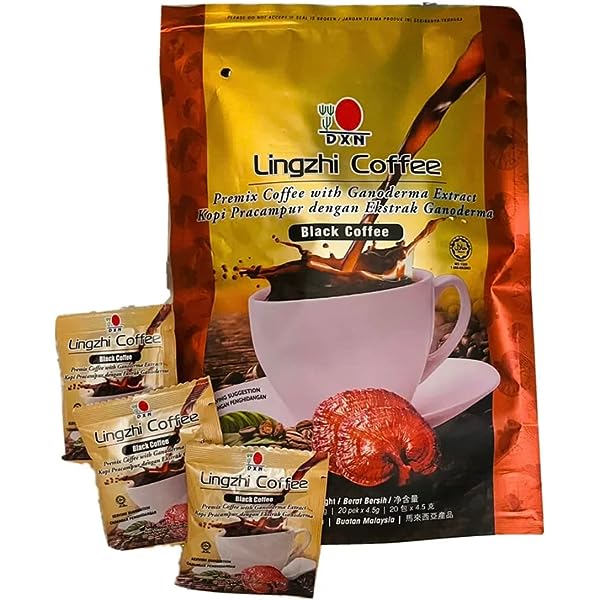 Cafe Negro 2 en 1 Lingzhi Coffe DXN  Ganoderma lucidum 90g