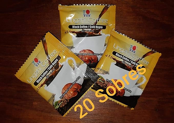 Cafe Negro 2 en 1 Lingzhi Coffe DXN  Ganoderma lucidum 90g