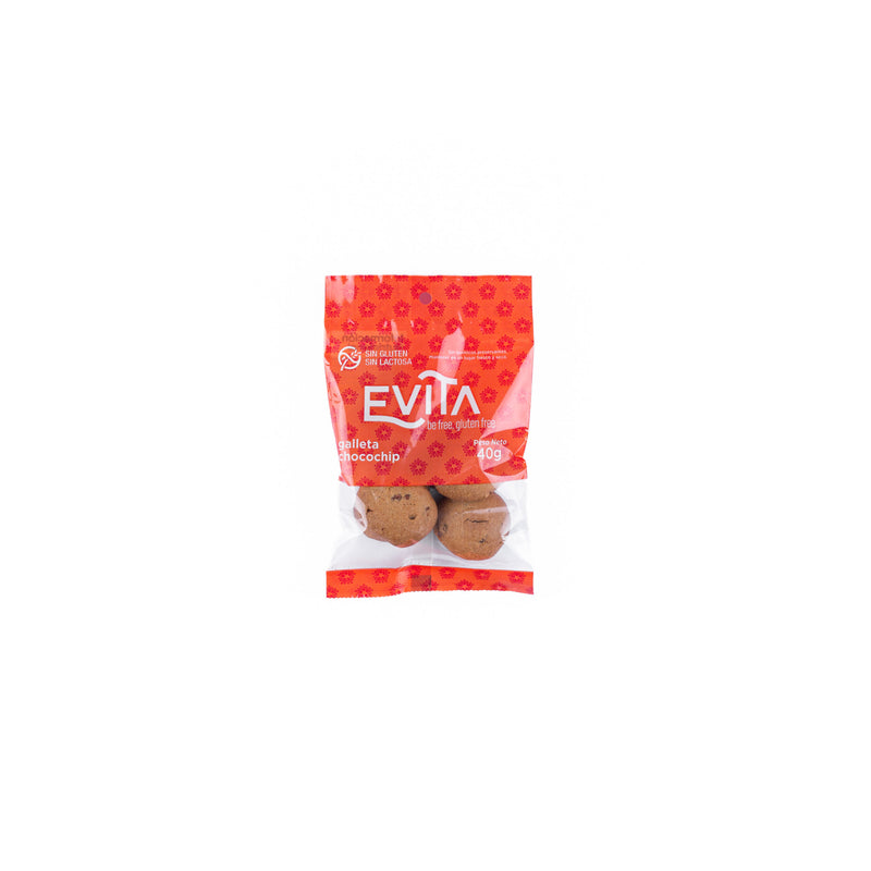 Galleta chocochip sin gluten Evita 40g