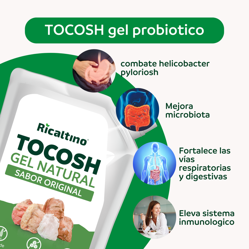 Gel probiótico de Tocosh Ricaltino Pack 6 x 150g