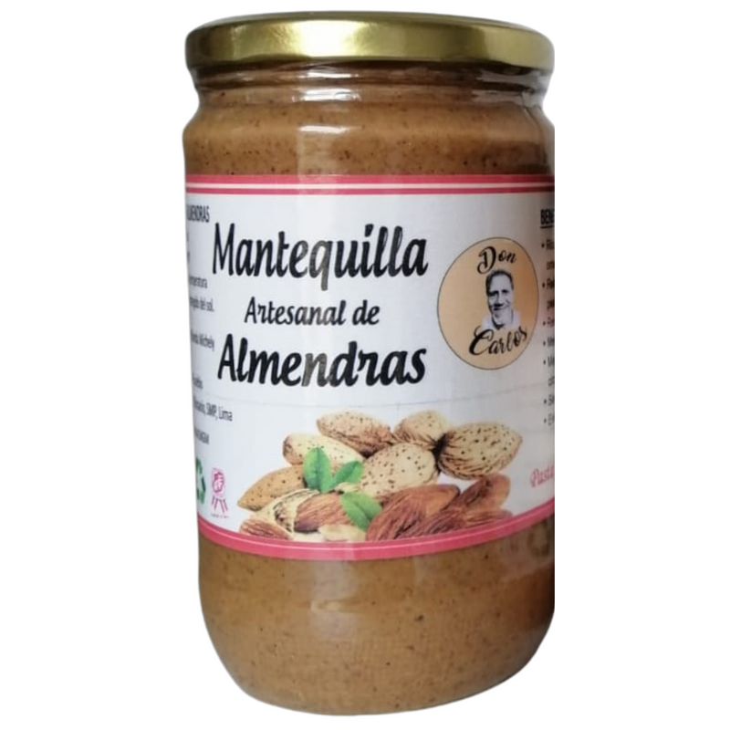 Mantequilla Artesanal Almendras Don Carlos 800gr