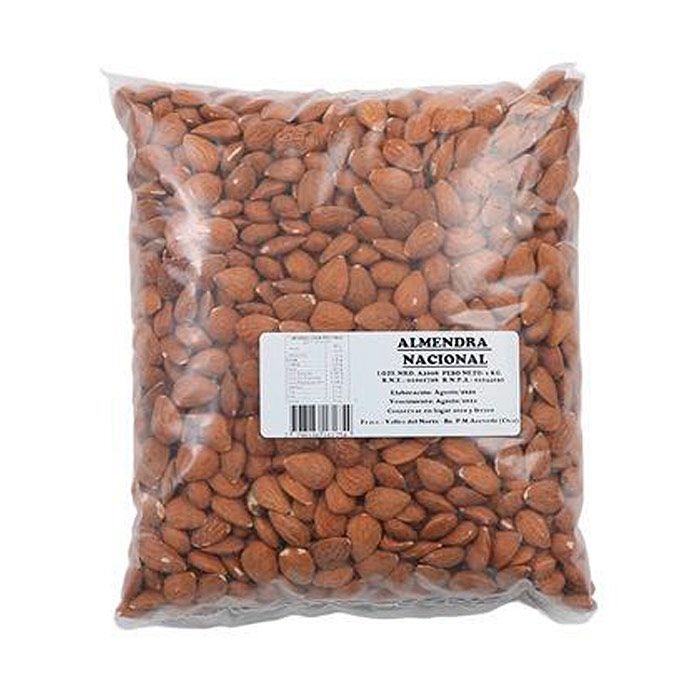 Almendras enteras sin cascara a granel x  1 Kg