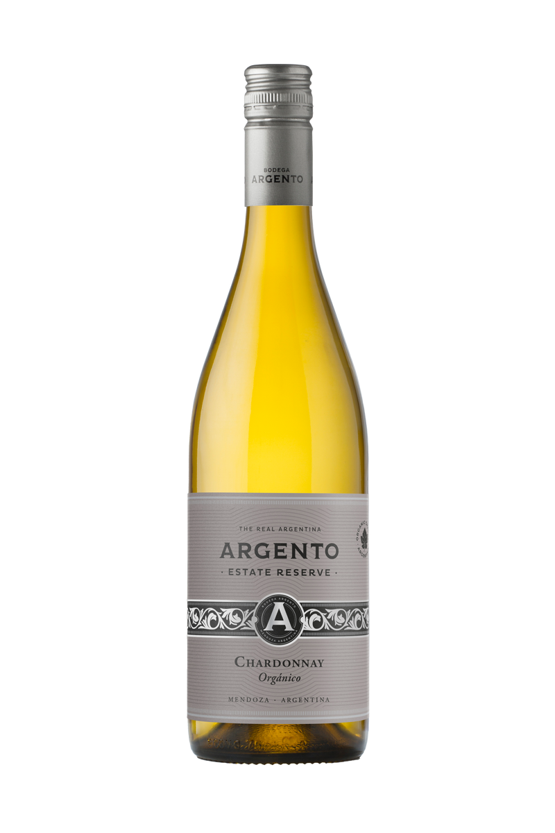 Vino Blanco Orgánico Chardonnay 750ml Argento