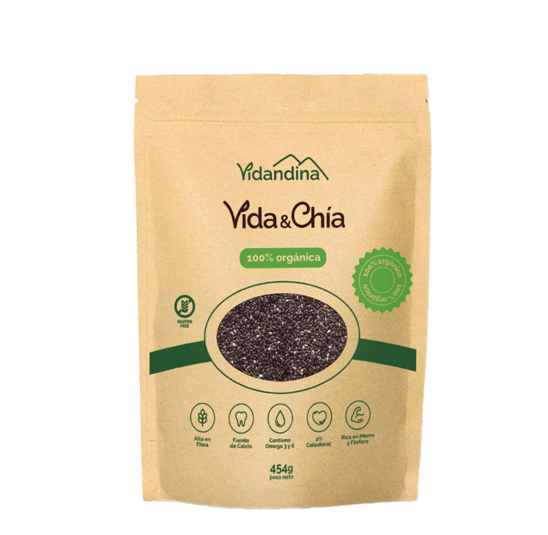 Chía Orgánica Doy Pack  VIDANDINA  250g