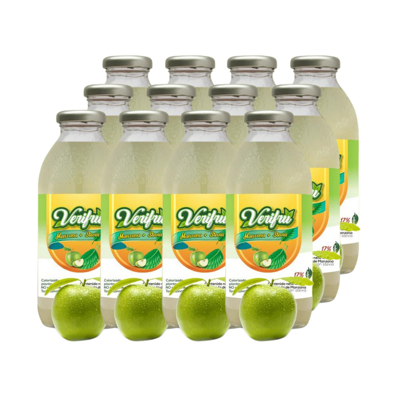 Bebida de Manzana con Stevia Verifru Pack 12 x 475ml