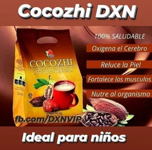 Cocozhi - Ganoderma Chocolate con leche DXN 20 sobres