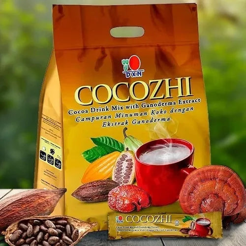 Cocozhi - Ganoderma Chocolate con leche DXN 20 sobres