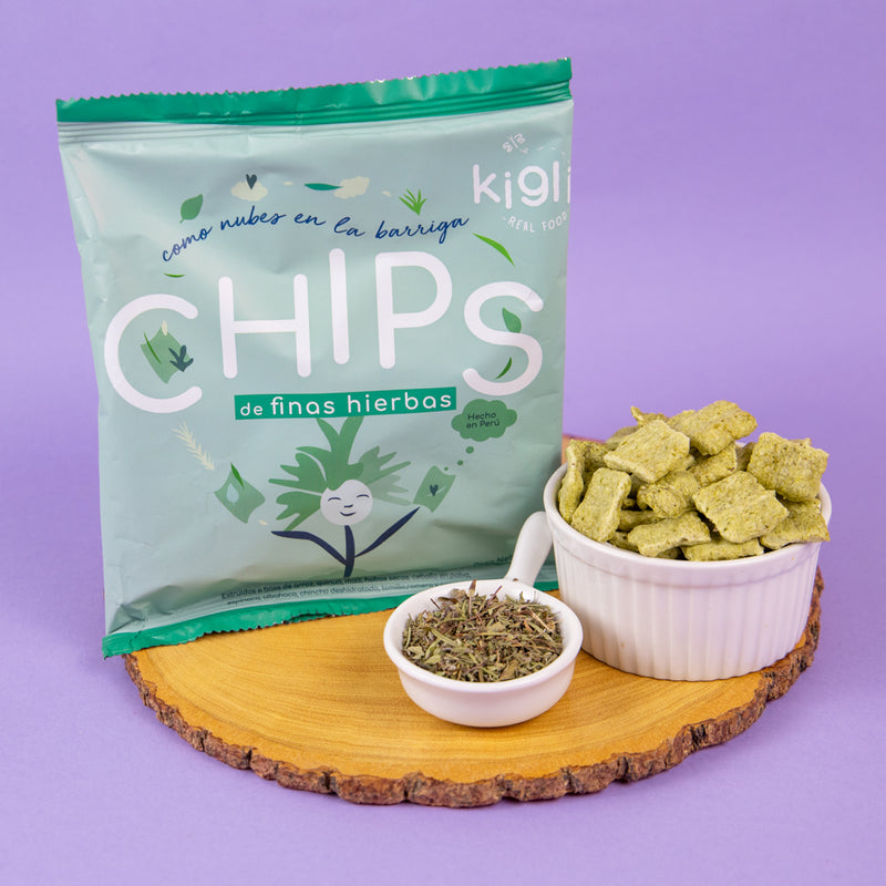 Chips de Finas Hierbas 40g  Kigli