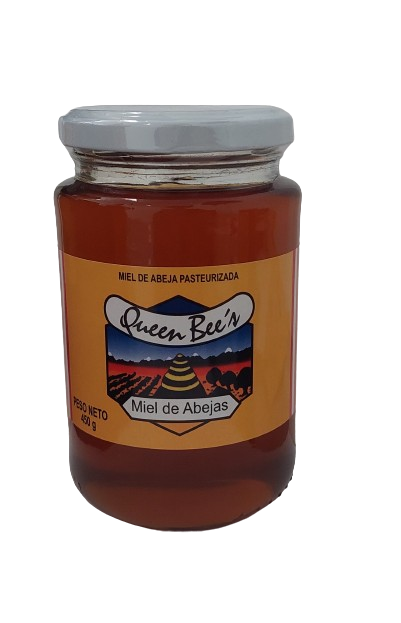 Miel de abeja floración de  frutales QUEEN  BEES  450gr