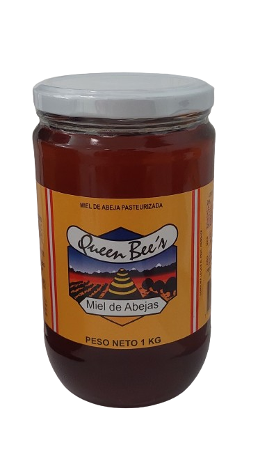 Miel de abeja floración de  frutales QUEEN  BEES 1kg