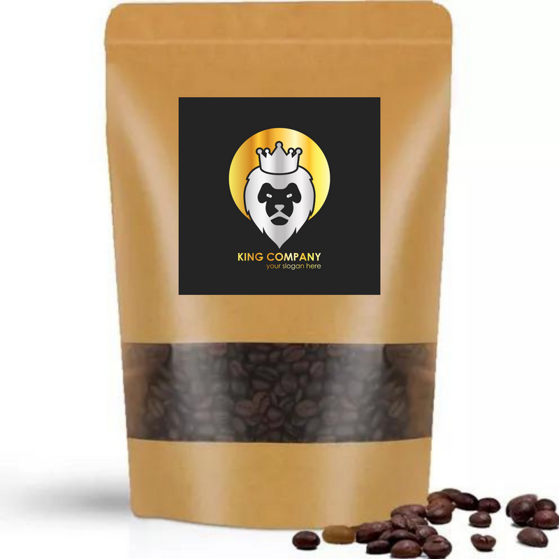 Café tostado molido Bolsas Papel Kraft 150g