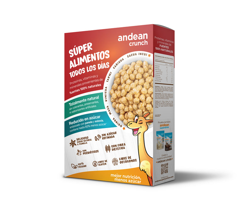 Cereal Andean Crunch Vainilla Nunatura 200g