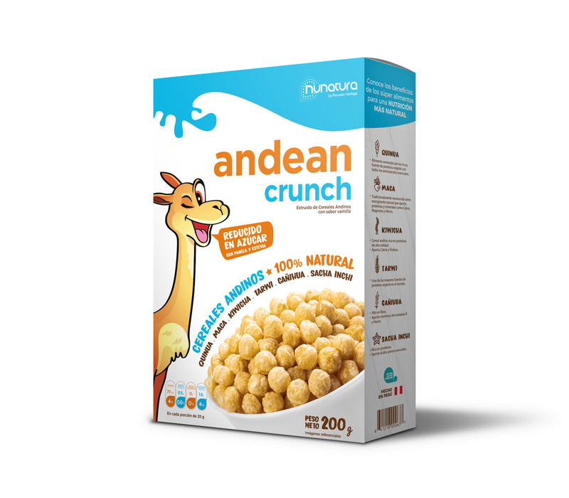 Cereal Andean Crunch Vainilla Nunatura 200g