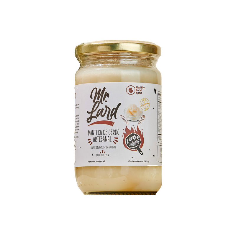 Manteca de Cerdo Virgen MR. LARD frasco 250g