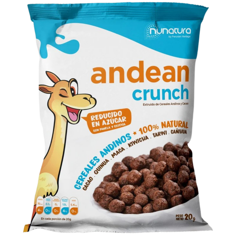 Cereal Andean Crunch Chocolate Nunatura 20g