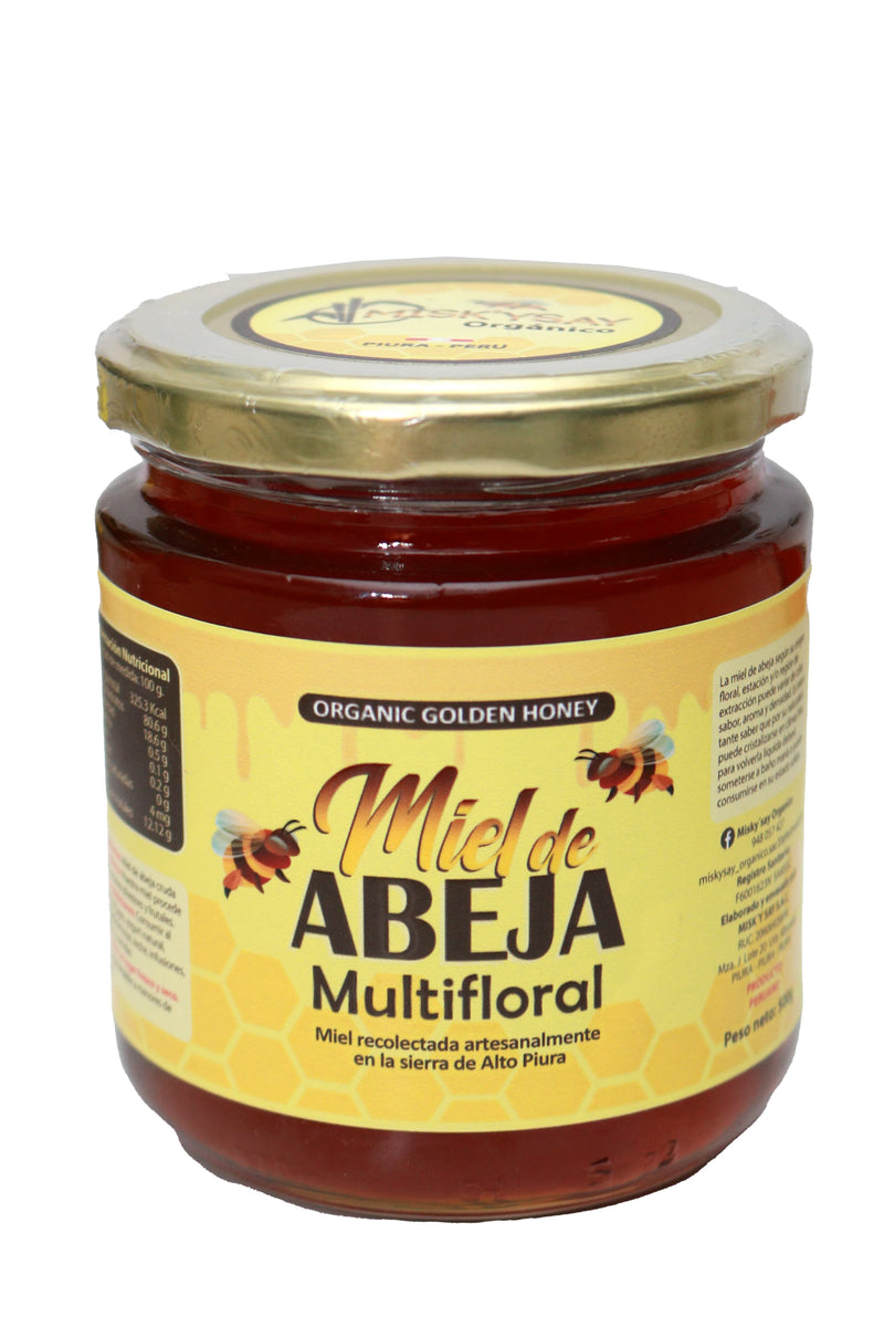 Miel de Abeja Multifloral Pateurizada Miskysay 250g