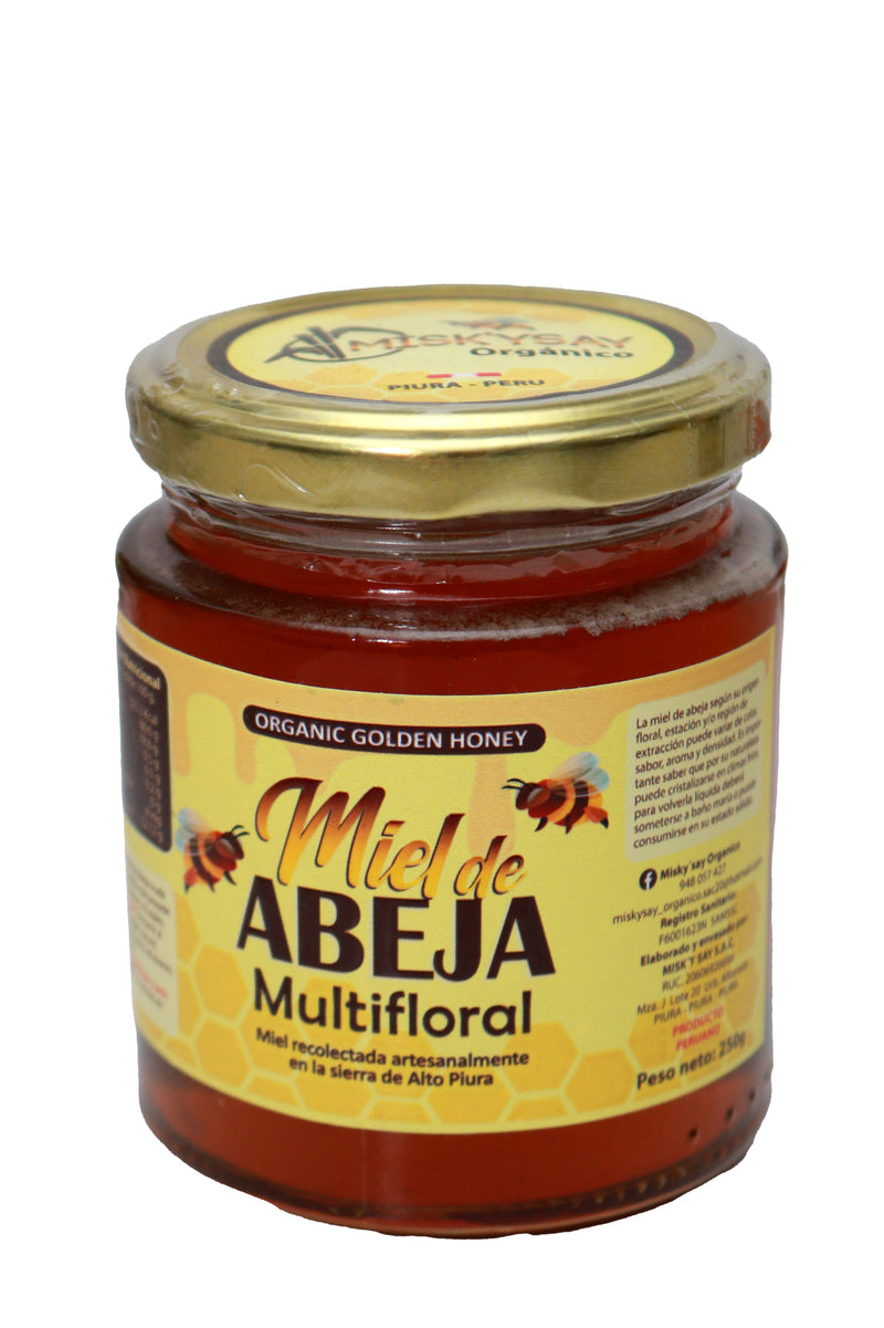 Miel de Abeja Multifloral Pateurizada Miskysay 500g