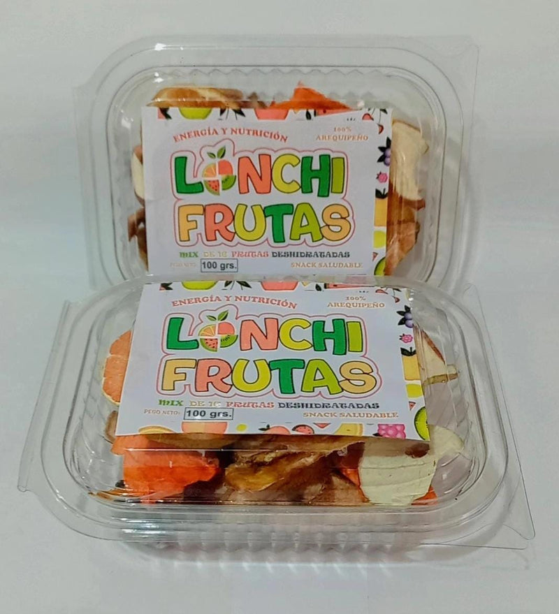 Mix de frutas deshidratadas Lonchi frutas  100 gr