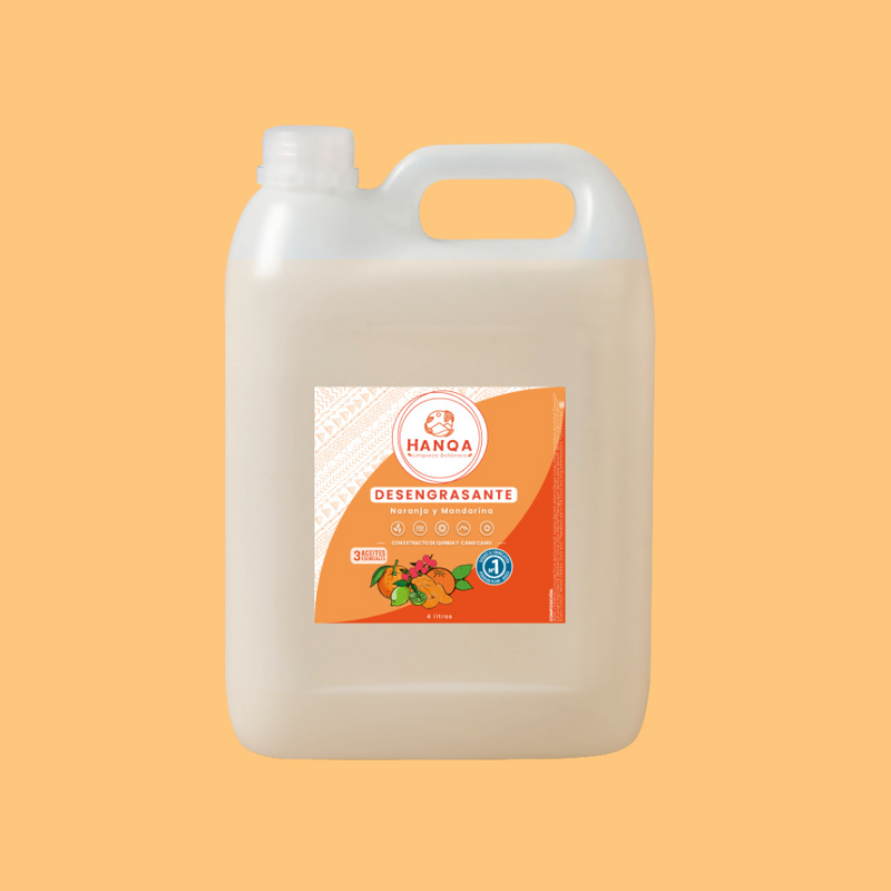 Desengrasante de Naranja y Mandarina Hanqa Galon 4 L