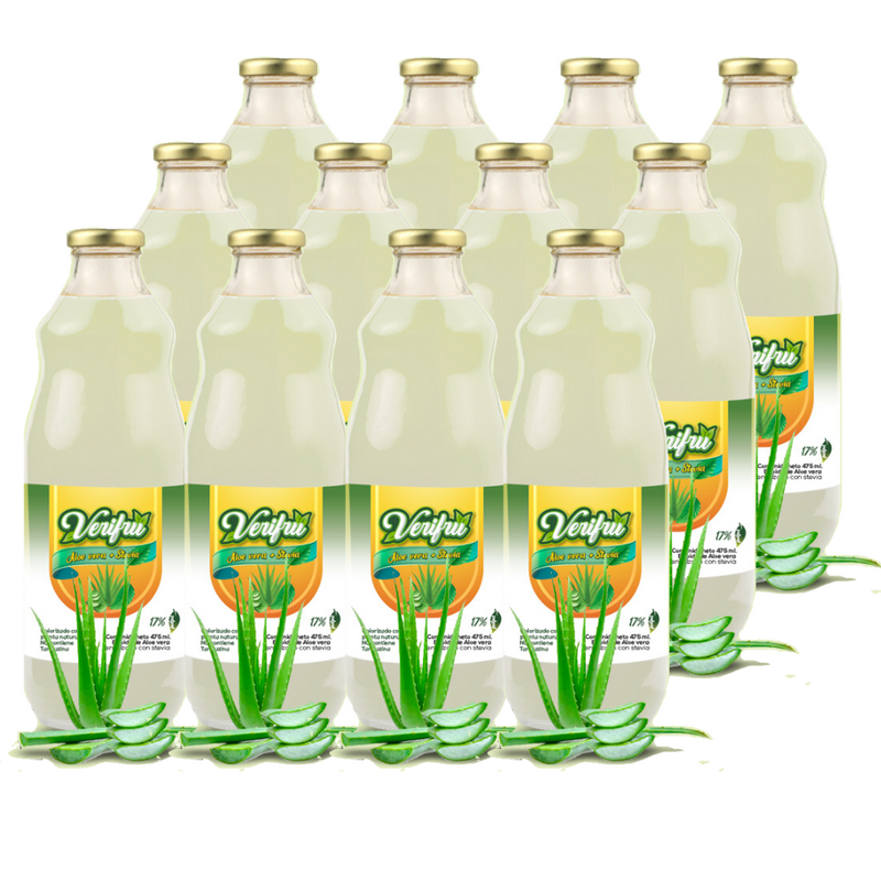 Bebida de Aloe Vera con Stevia Verifru Pack 12 x 475ml