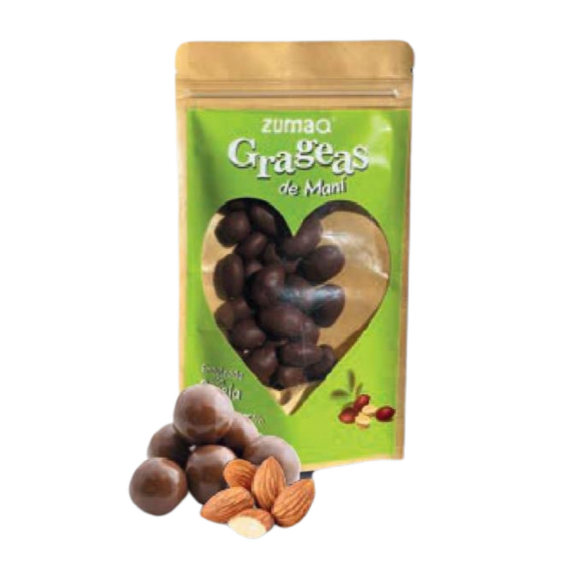 Grageas de Mani 55% Cacao Zumaq 100gr