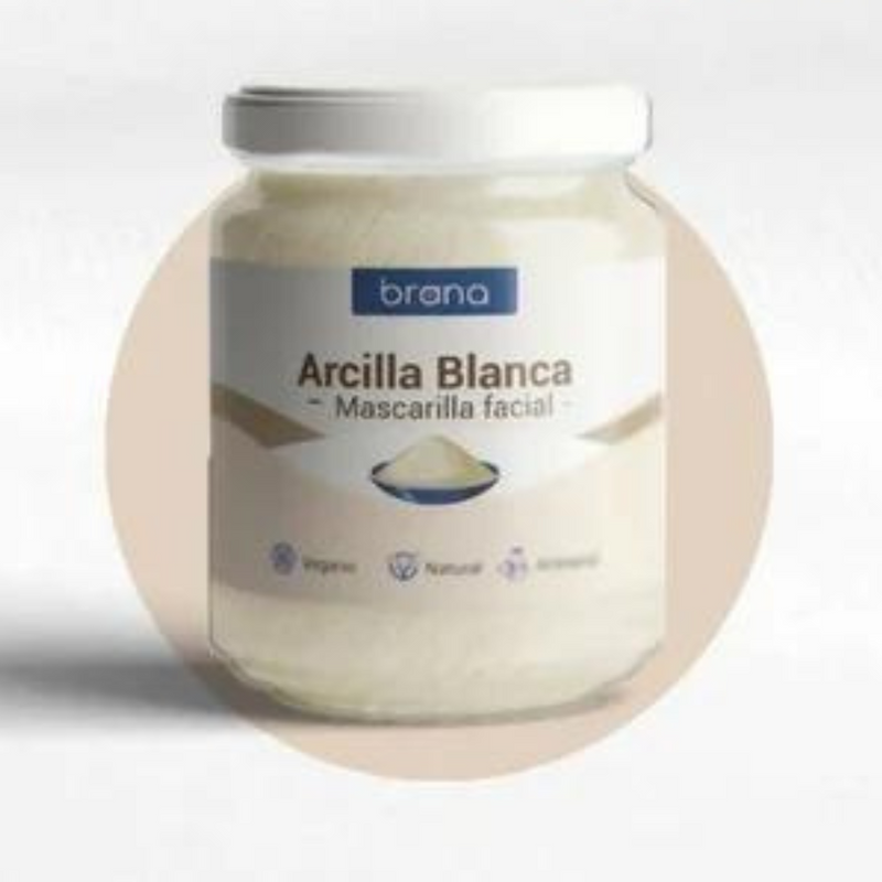 Mascarilla facial Arcilla Blanca natural Brana 50g