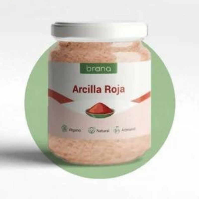 Mascarilla facial Arcilla Roja natural Brana 50g