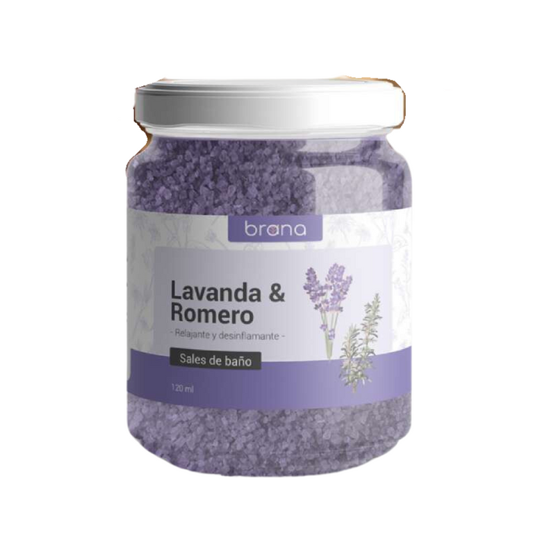 Sales de Baño Lavanda y Romero brana 120ml