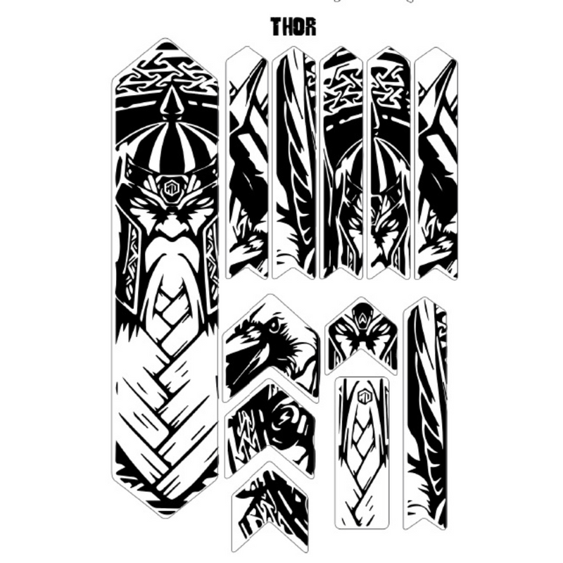 Adhesivos Protectores Cuadro Fibra Semi Rígida Thor Monster Defender