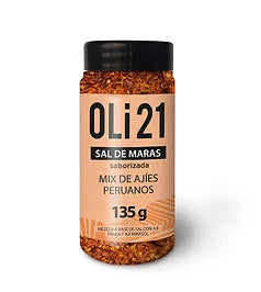 Sal de Maras Saborizada con Mix de AjíesOLI21 135 g Frasco