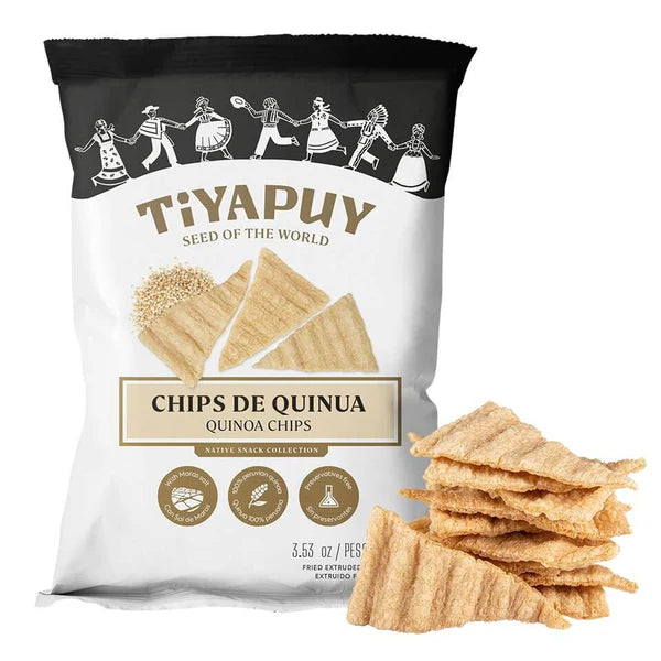 Chips de Quinua Natural TIYAPUY x 100g