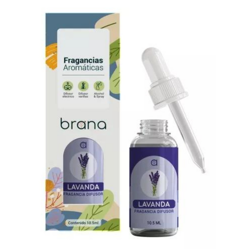 Fragancias para difusor con caja y gotero Brana 10.5 ml - Aromas variados