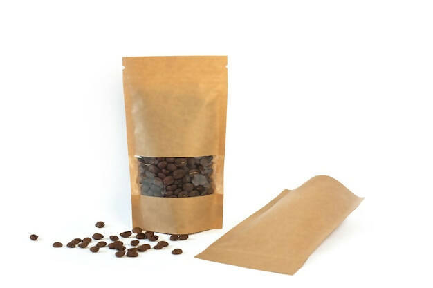 Café tostado molido Bolsas Papel Kraft 150g