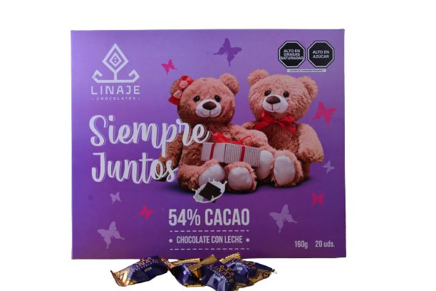 Bombones Chocolate Linaje Estuche 160g - 20 x 8g