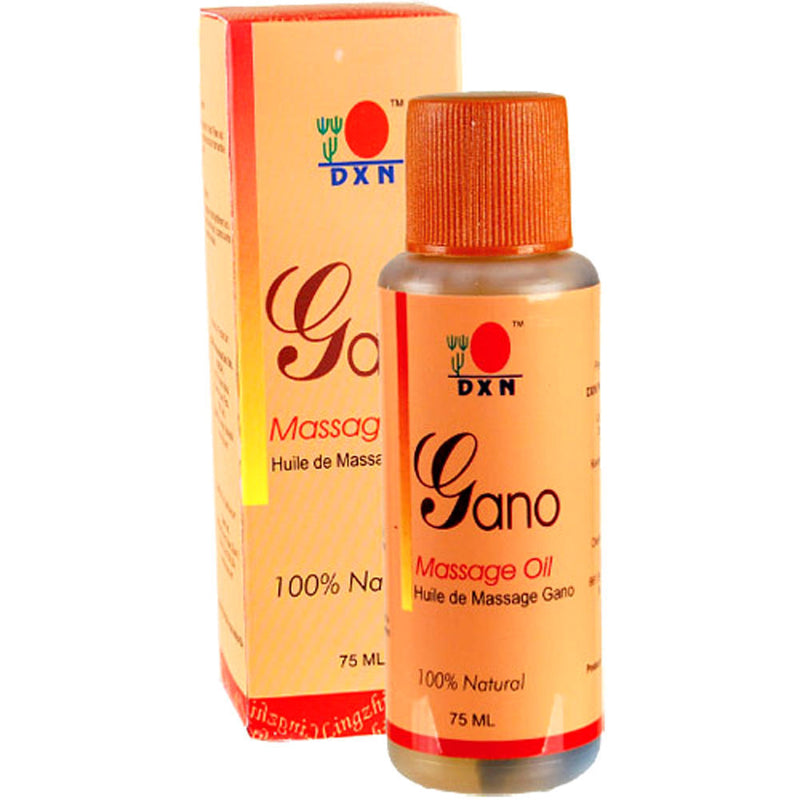 Aceite de masaje DXN Gano 75ml (30% extracto de ganoderma 70% aceite de palma)