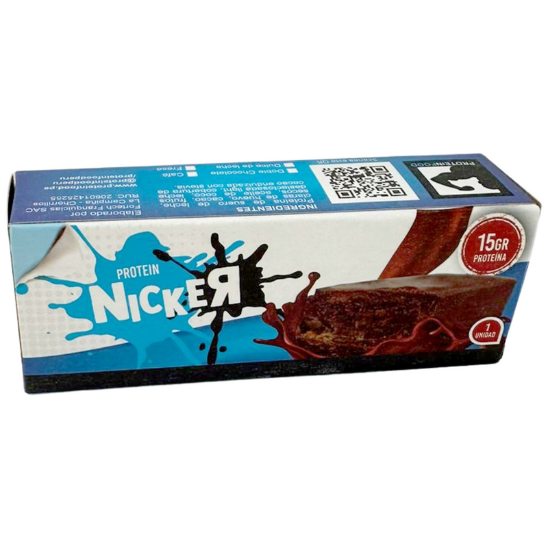 Barra Protein Nicker con Dulce de Leche Protein Food 150g | 15g Proteína