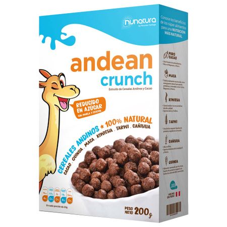 Cereal Andean Crunch Chocolate Nunatura 200g