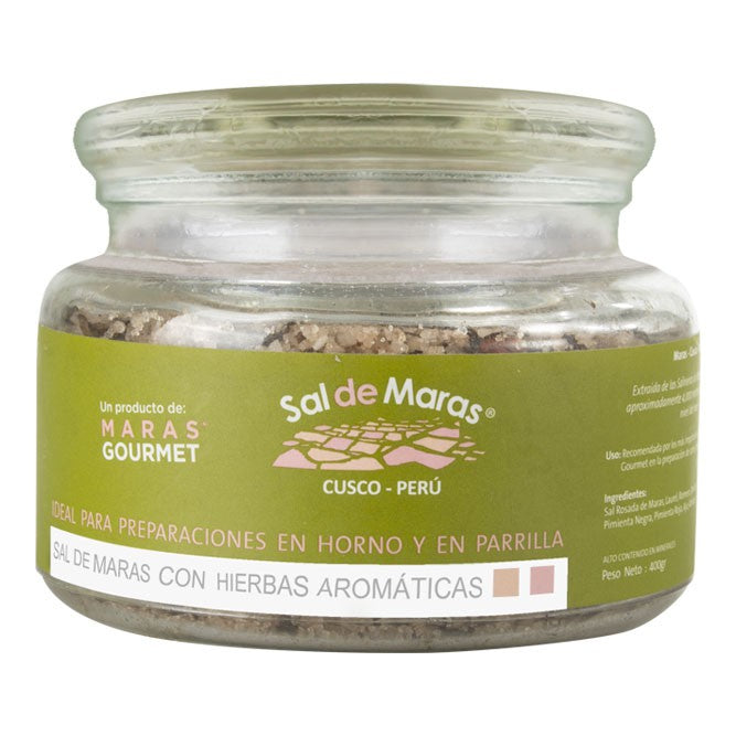 Sal de Maras con Especias Maras Gourmet Frasco 400g