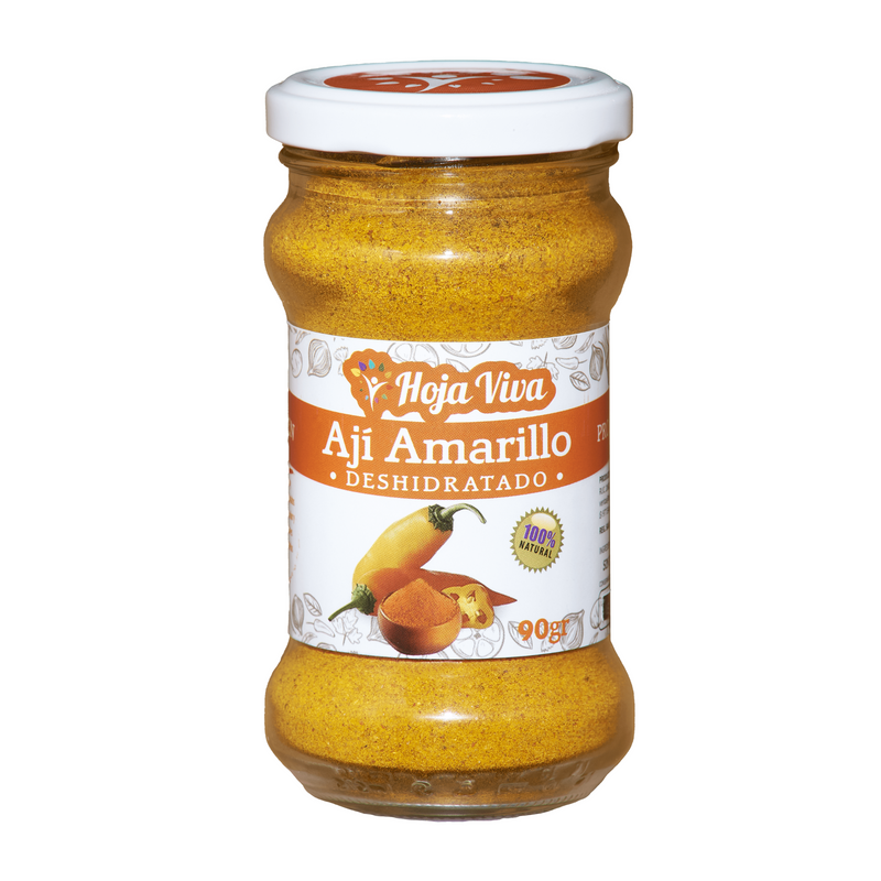 Aji Amarillo Deshidratado Hoja Viva Frasco 90g