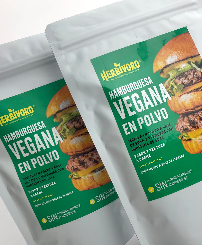 Hamburguesa vegana en polvo Herbivoro 160g