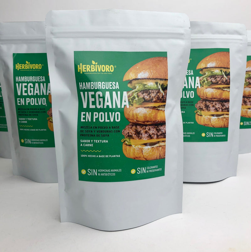 Hamburguesa vegana en polvo Herbivoro 160g