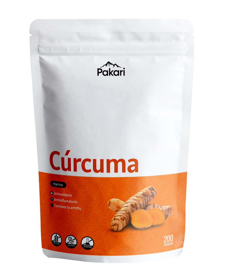 Cúrcuma en polvo Pakari Nutrition 200g