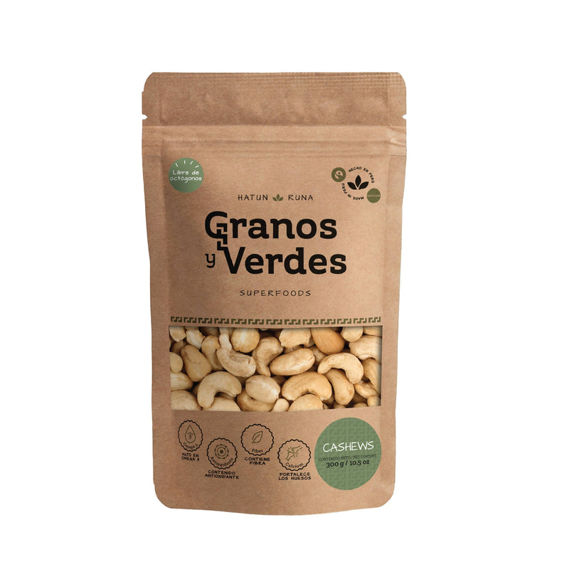 Cashews Tostados y Salados Granos y Verdes 150g