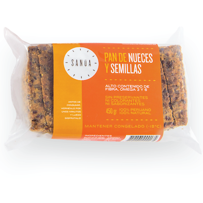 Pan de Nueces y Semillas Sanúa 430 gr