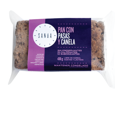 Pan con Pasas y Canela Sanúa 430 gr